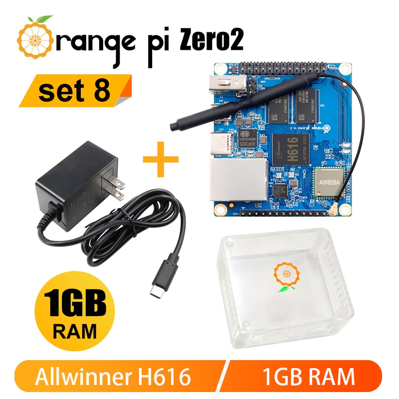 Orange Pi Zero 2 1GB RAM +   ġ +  ̽ ̱  ǻ BT5.0 WIFI Run ȵ̵10,   OS 